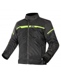Chaqueta LS2 Riva Lady | Negro y amarillo fluor