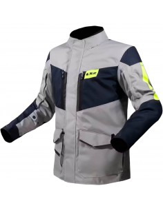 Chaqueta LS2 Metropolis EVO | Titanio-amarillo
