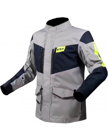 Chaqueta LS2 Metropolis EVO | Titanio-amarillo