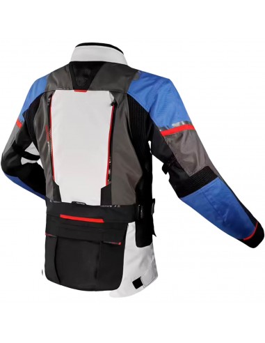 Chaqueta LS2 Norway | Azul-negro-gris-rojo