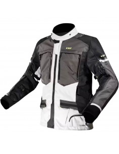 Chaqueta LS2 Norway | Negro-gris-amarillo