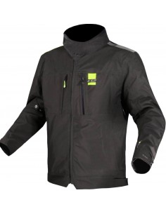 Chaqueta LS2 Titanium Lady | Negro-amarillo fluor