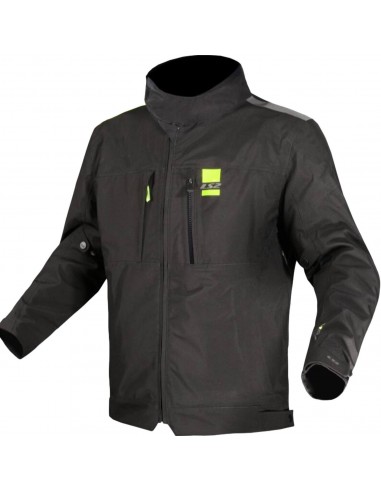Chaqueta LS2 Titanium Lady | Negro-amarillo fluor