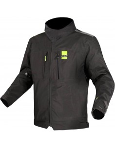 Chaqueta LS2 Titanium | Negro-amarillo fluor