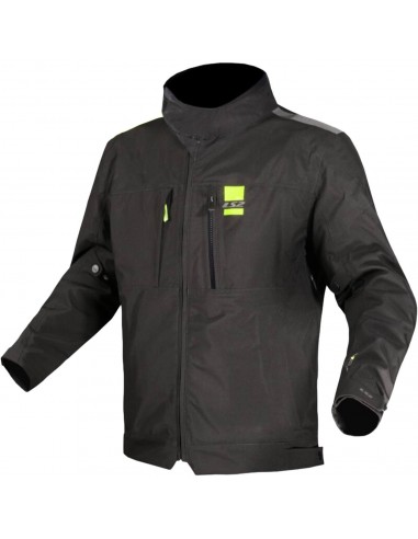 Chaqueta LS2 Titanium | Azul-naranja fluor
