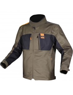 Chaqueta LS2 Titanium | Azul verdoso-naranja fluor