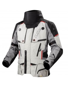 Chaqueta LS2 Apollo | Gris-Negro-Rojo