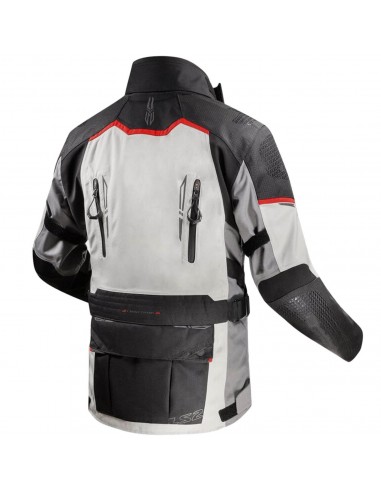 Chaqueta LS2 Apollo | Gris-Negro-Rojo