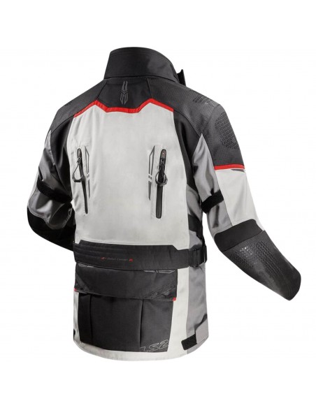 Chaqueta LS2 Apollo | Gris-Negro-Rojo