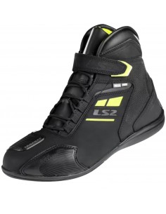 Botas LS2 Garra Lady Waterproof | Negro-amarillo fluor