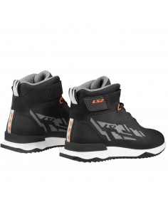 Botas LS2 Acrux | Negro-naranja fluor 2