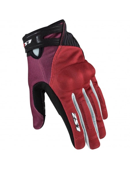 Guantes LS2 Dart 2 Lady | Negro-rojo-gris