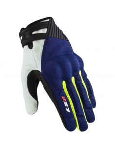 Guantes LS2 Dart 2 | Azul-amarillo flúor