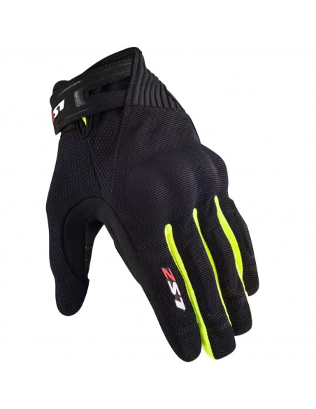 Guantes LS2 Dart 2 | Negro-amarillo fluor