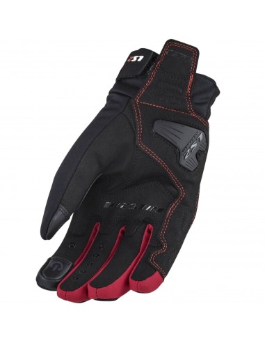 Guantes LS2 Jet 2 Lady | Negro-rojo