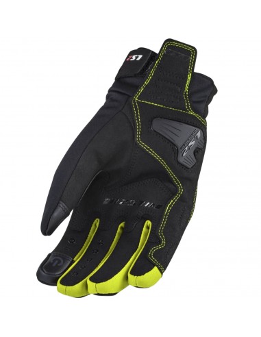 Guantes LS2 Jet 2 Lady | Negro-amarillo fluor