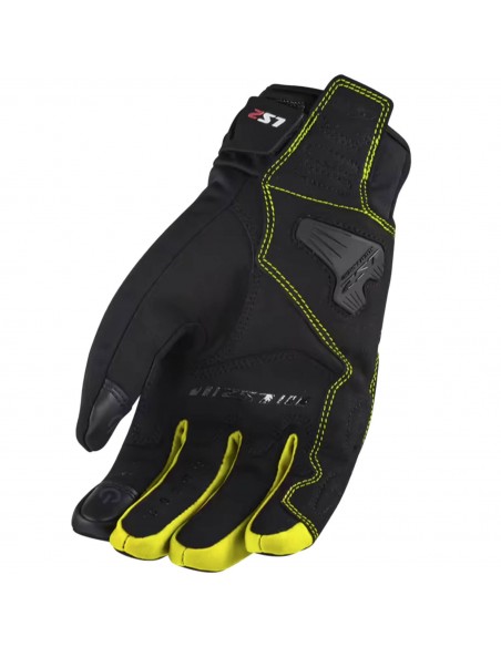 Guantes LS2 Jet 2 | Negro-amarillo fluor