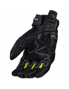 Guantes LS2 Spark 2 Cuero | Negro-amarillo fluor 2