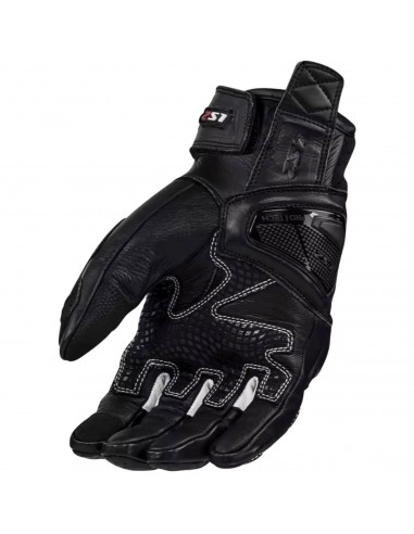 Guantes LS2 Spark 2 Cuero | Negro-blanco