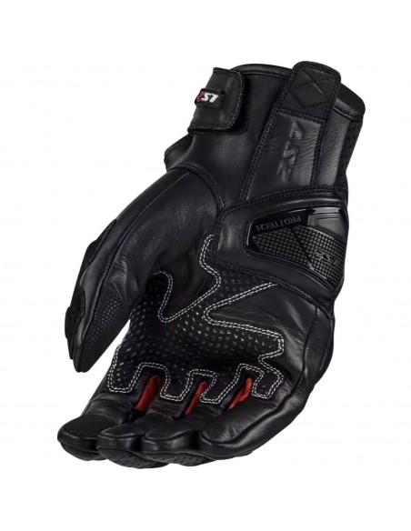 Guantes LS2 Spark 2 Cuero | Negro-rojo