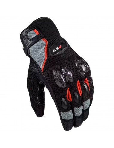 Guantes LS2 Spark 2 Air | Negro-amarillo fluor