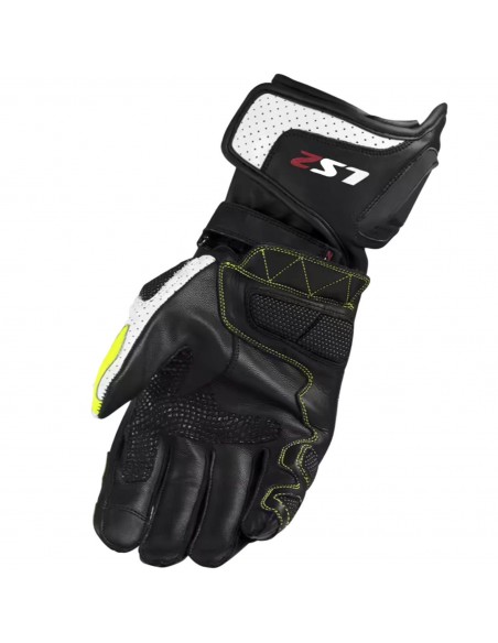 Guantes LS2 Swift Racing | Negro-amarillo