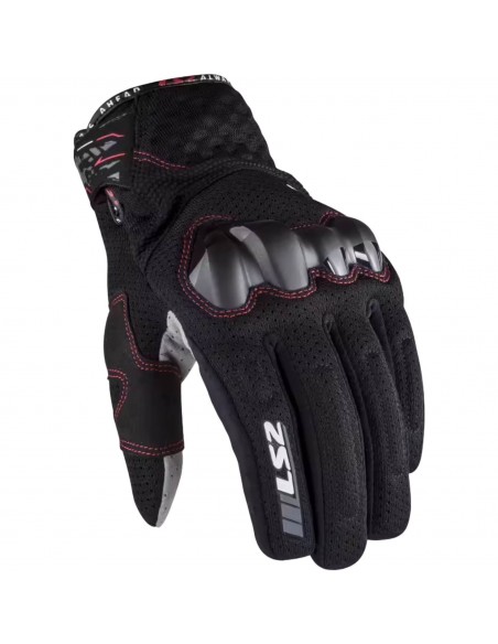 Guantes LS2 Chaki  | Negro