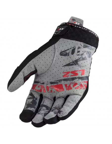 Guantes LS2 Chaki  | Negro