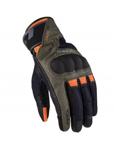 Guantes LS2 Air Raptor | Verde-naranja fluor