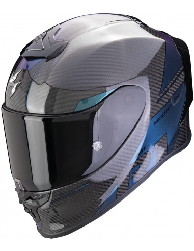 Casco Scorpion Exo-R1 Evo Carbon Air Rally | Negro y rojo