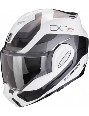 Casco Scorpion Exo-Tech Evo Pro Commuta | Mate-Negro y plata