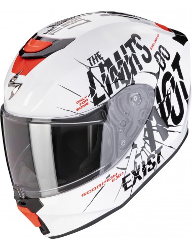 Casco Scorpion EXO-JNR Air Boum | Blanco y negro