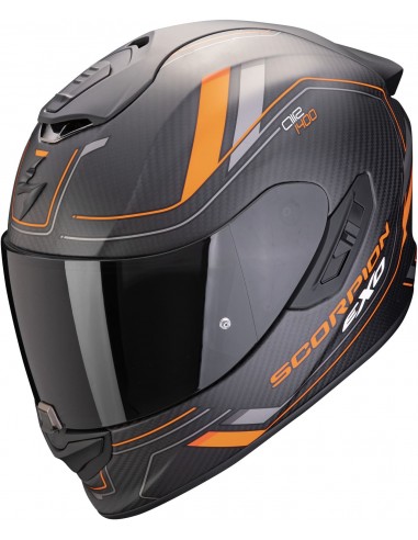 Casco Scorpion Exo-1400 Evo 2 Carbon Air Mirage | Negro-rojo-blanco