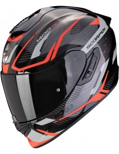 Casco Scorpion Exo-1400 Evo 2 Air Accord | Gris y rojo
