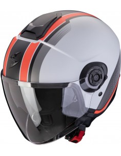 Casco Scorpion Exo-City II Vel | Mate-Gris y rojo