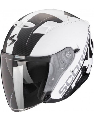 Casco Scorpion Exo-230 QR | Mate-Blanco y negro