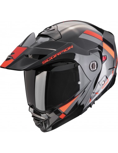 Casco Scorpion ADX-2 Galane | Mate-Negro y plata