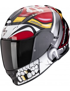 Scorpion EXO-491 do capacete - Vermelho