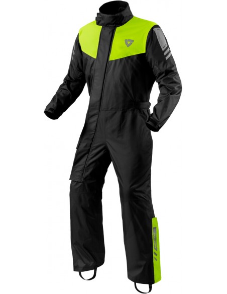 Traje Lluvia Revit Pacific 4 H2O | Negro y amarillo fluor