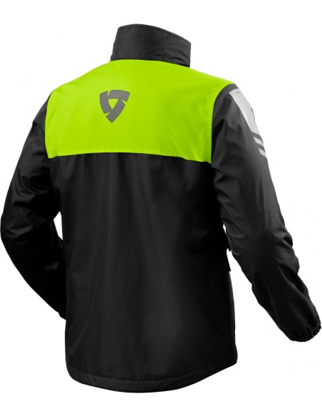 Chaqueta Lluvia Revit Nitric 4 H2O | Negro y amarillo fluor