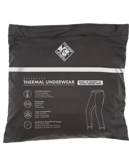 Pantalón Interior Tucano Urbano Térmico Jeans | Negro