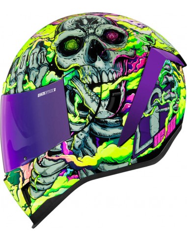 Capacete Icon Airform Hippie Dippy | Roxo