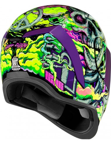 Capacete Icon Airform Hippie Dippy | Roxo