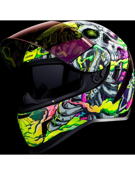 Capacete Icon Airform Hippie Dippy | Roxo