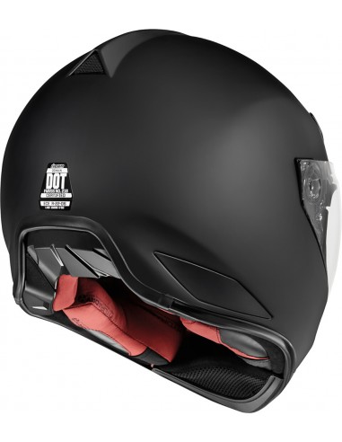 Capacete Icon Domain Rubatone | Preto Fosco