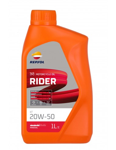 Aceite Repsol Rider 4T 20W50 1L