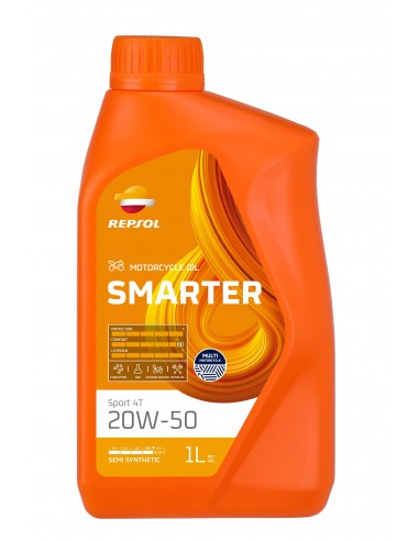 Aceite Repsol Smarter Sport 4T 20W50 1L