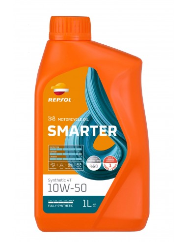 Aceite Repsol Smarter Synthetic 4T 10W50 1L