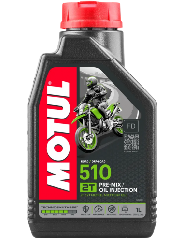 Aceite Motul 510 2t Powerlube 1l.