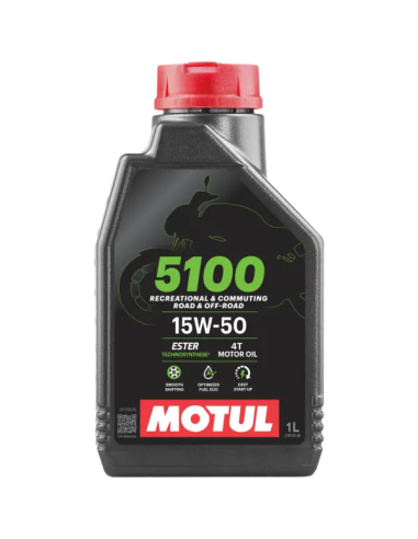 Aceite Motul 5100 15W50 4t 1l.